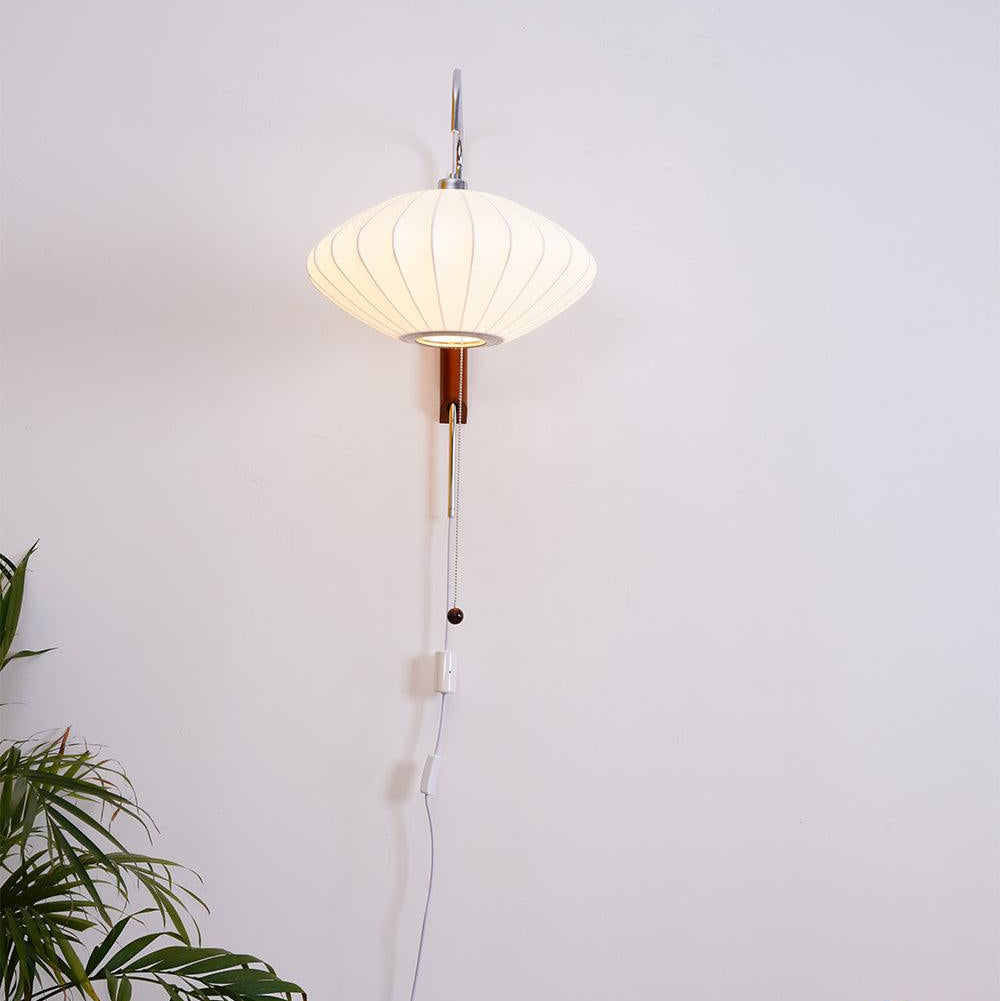 Lustra Wall Sconce Walnut Ball - Neutral Decor
