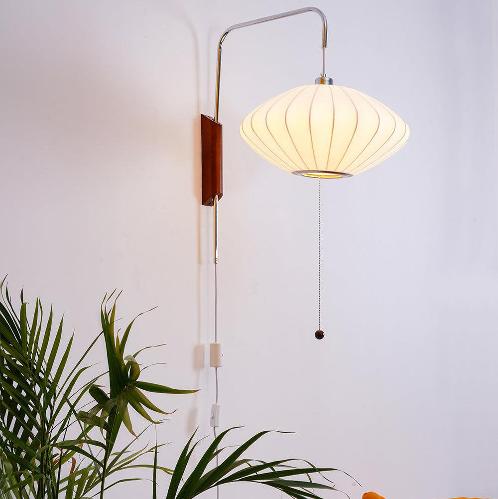 Lustra Wall Sconce Walnut Ball - Neutral Decor