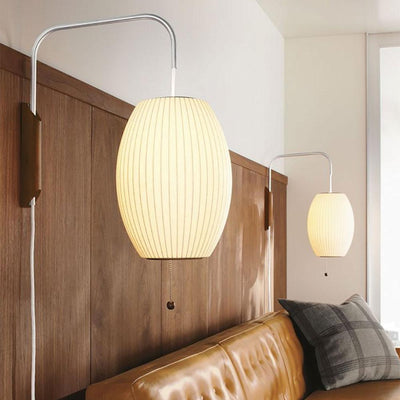 Lustra Wall Sconce Walnut Ball - Neutral Decor