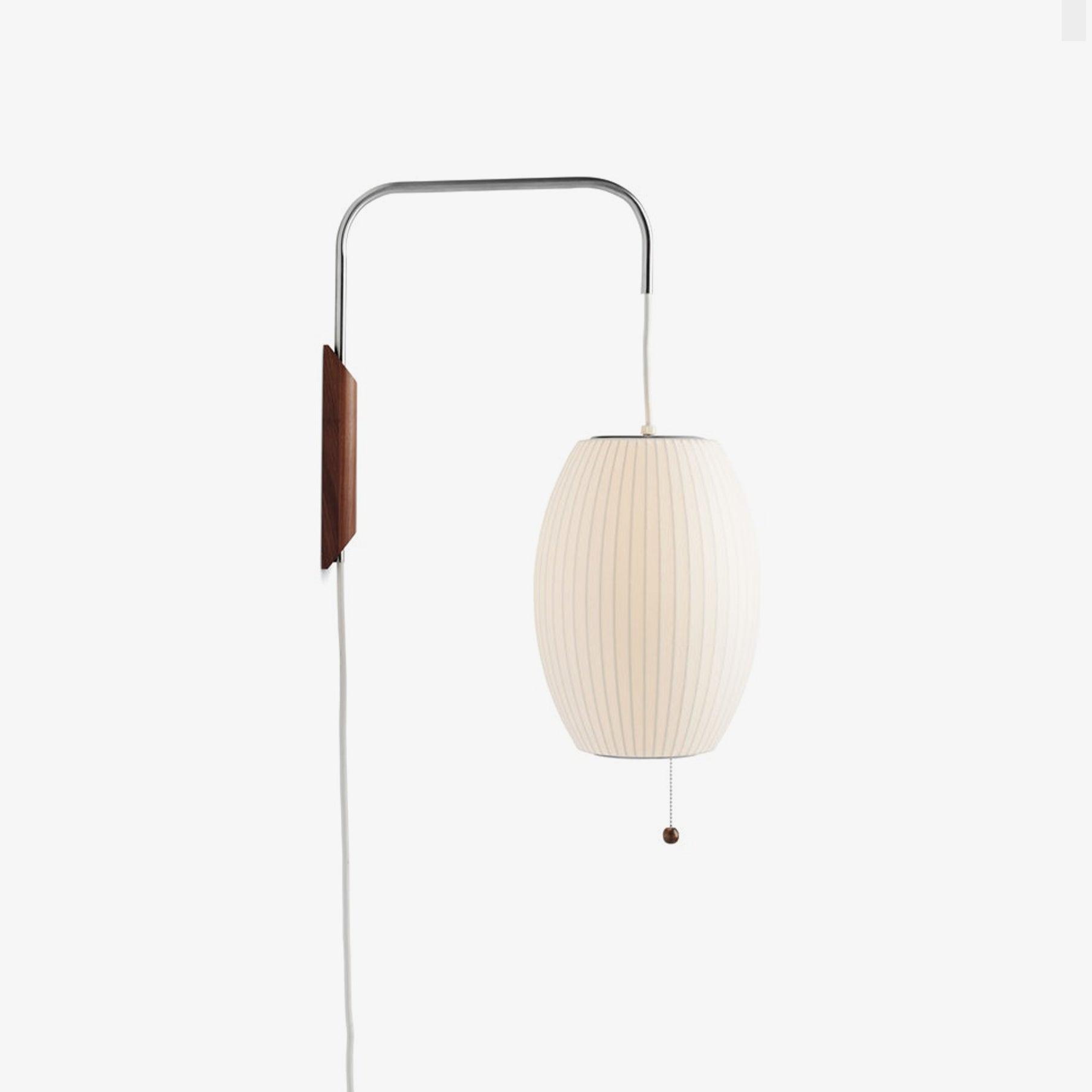 Lustra Wall Sconce Walnut Ball - Neutral Decor