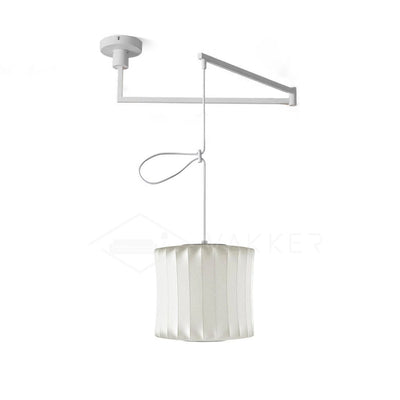 Bis Silk & Steel Pendant Lamp