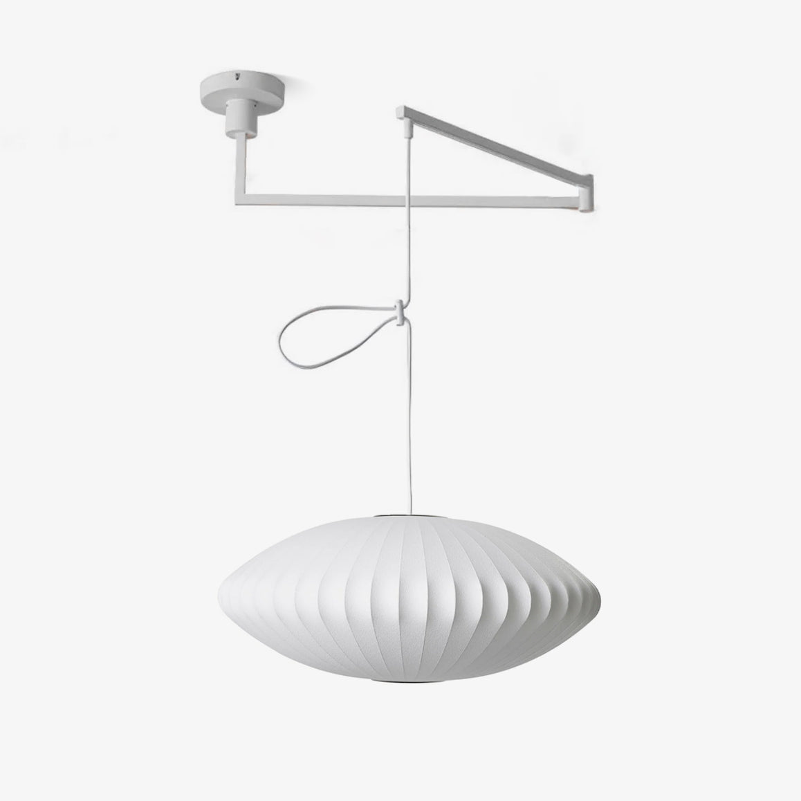 Bis Silk & Steel Pendant Lamp