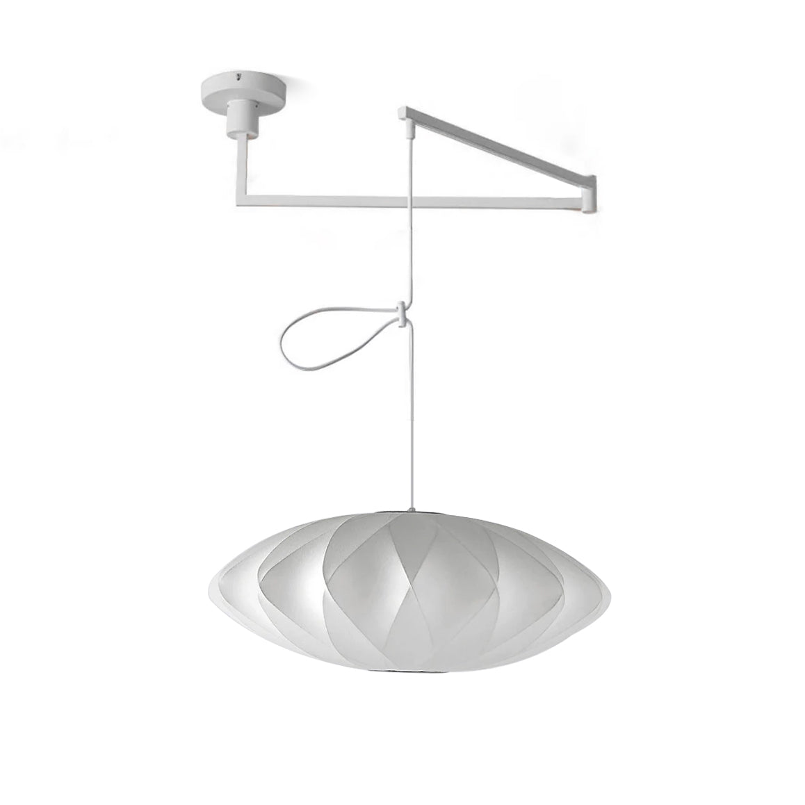 Bis Silk & Steel Pendant Lamp