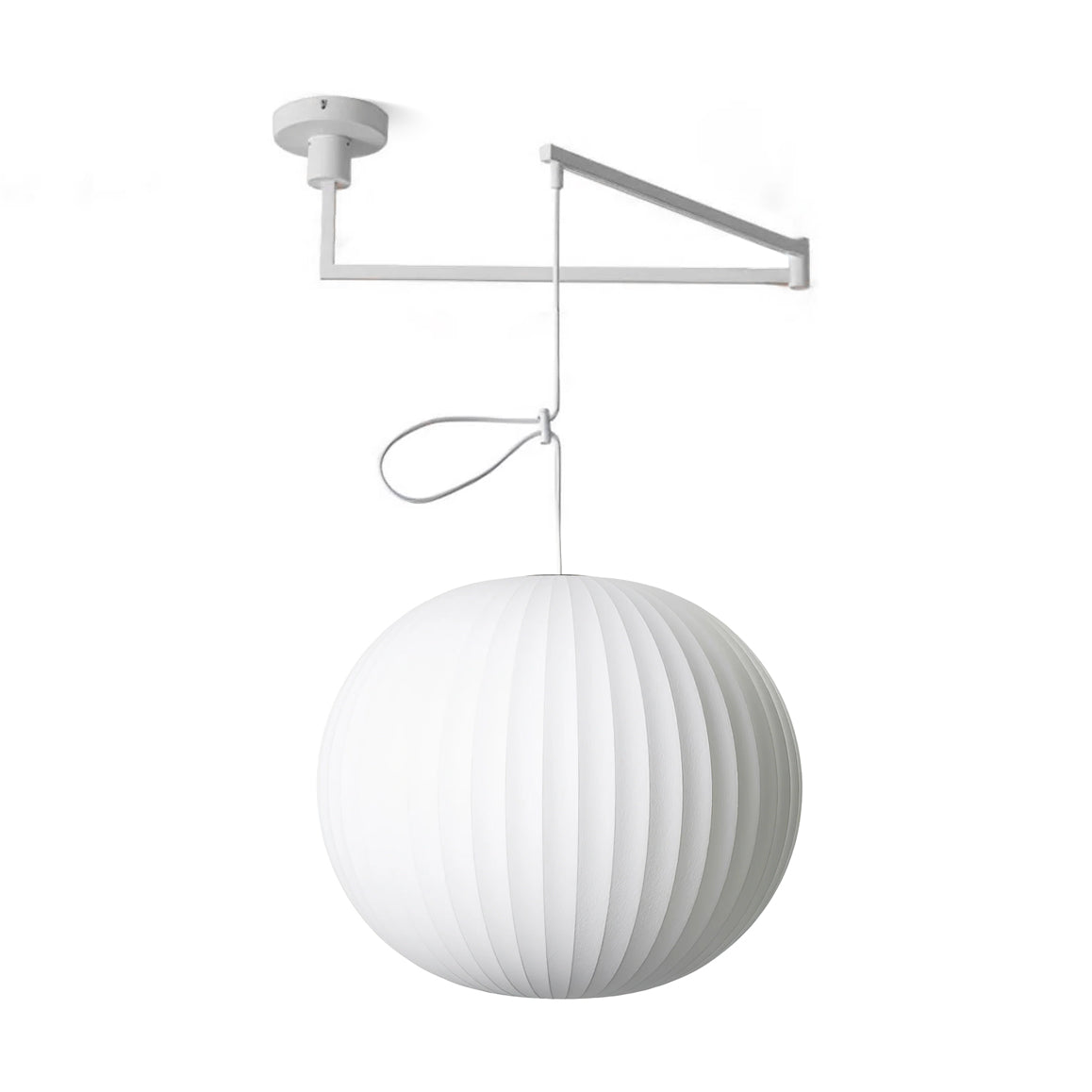 Bis Silk & Steel Pendant Lamp