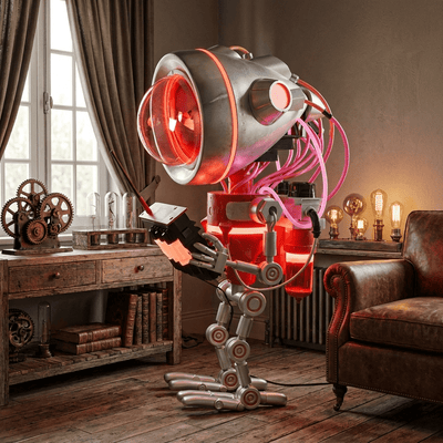 Lioraeon Scout Robot Sculpture
