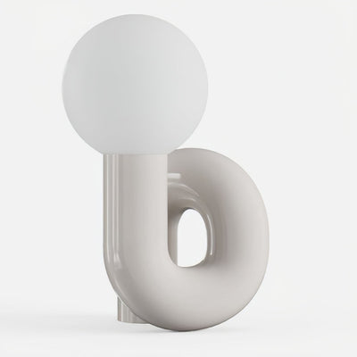 Soreeon Lamp Playful N Shape All White