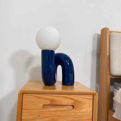 Soreeon Lamp Playful N Shape All White