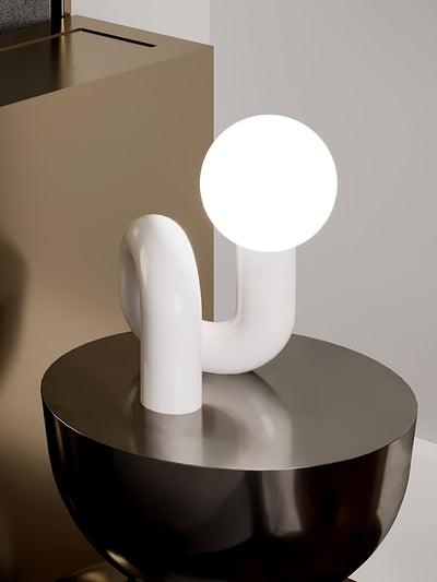 Soreeon Lamp Playful N Shape All White