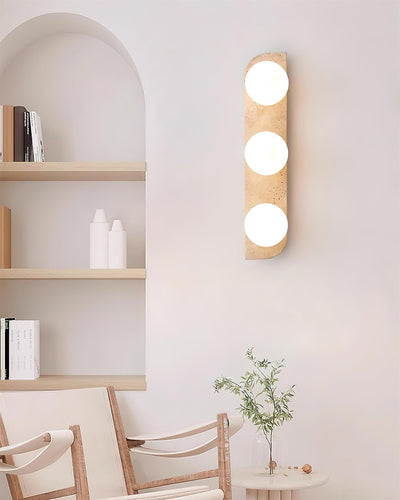 Ritta Travertine Wall Lamp - Neutral Decor