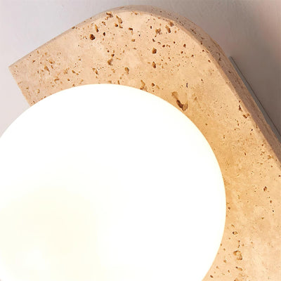 Ritta Travertine Wall Lamp - Neutral Decor
