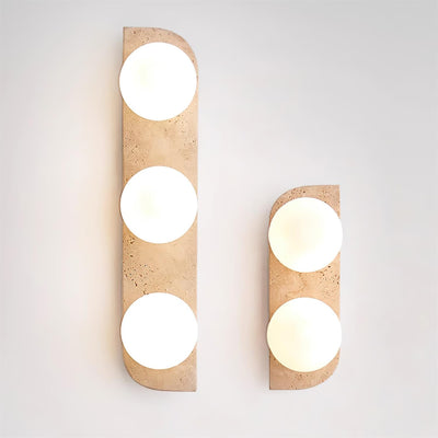 Ritta Travertine Wall Lamp - Neutral Decor
