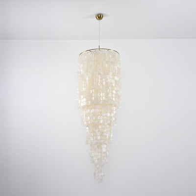 Eloryra Cascading Shell  Chandelier