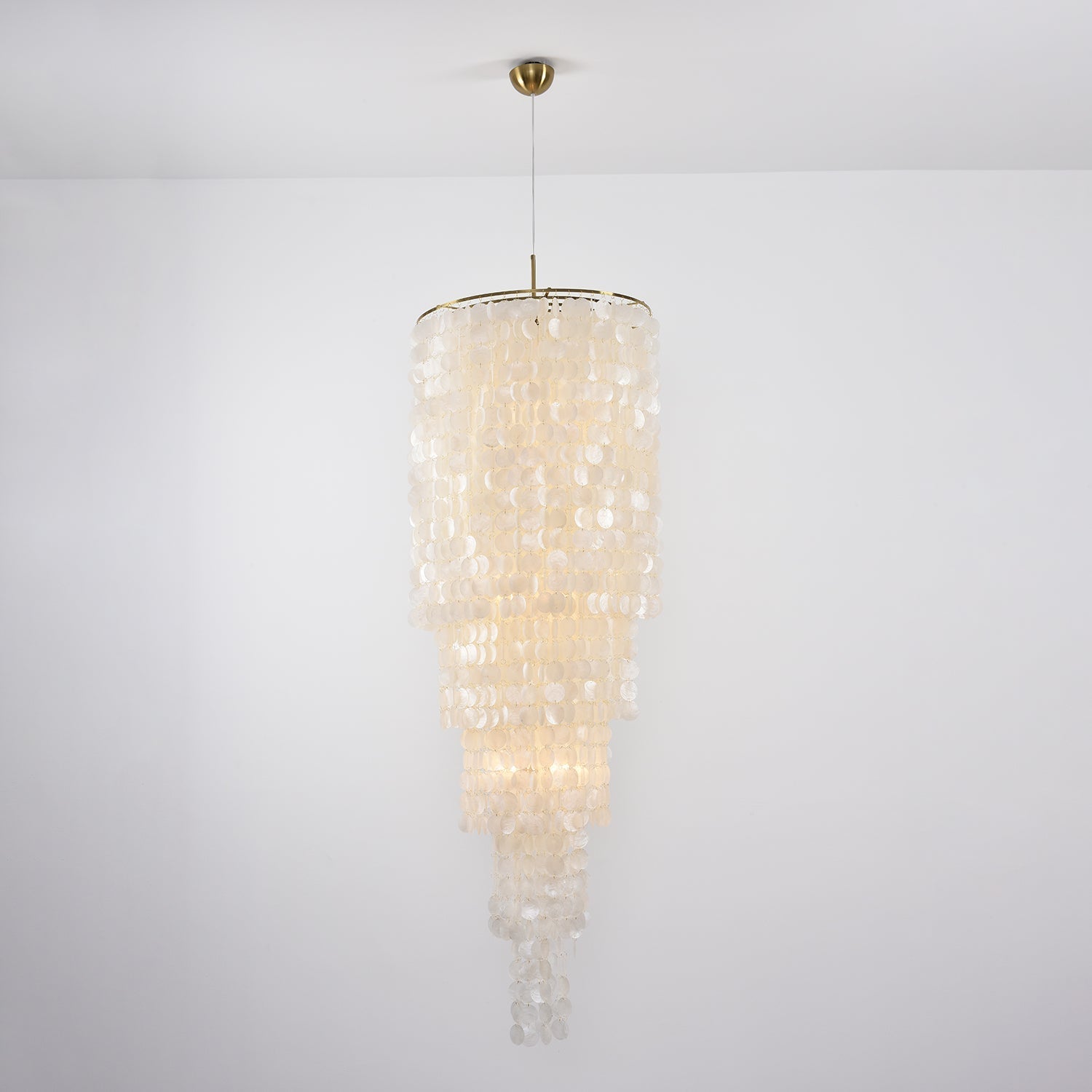 Eloryra Cascading Shell  Chandelier