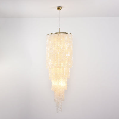 Eloryra Cascading Shell  Chandelier