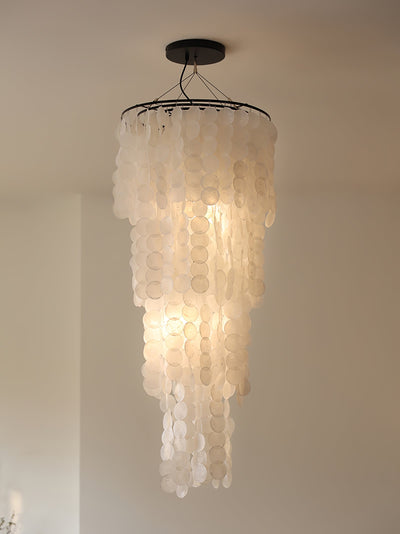 Eloryra Cascading Shell  Chandelier