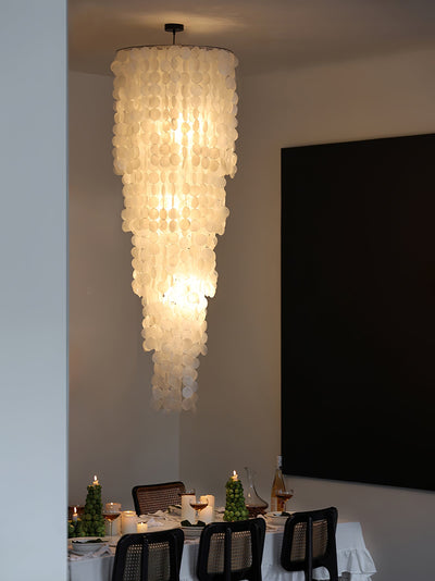 Eloryra Cascading Shell  Chandelier