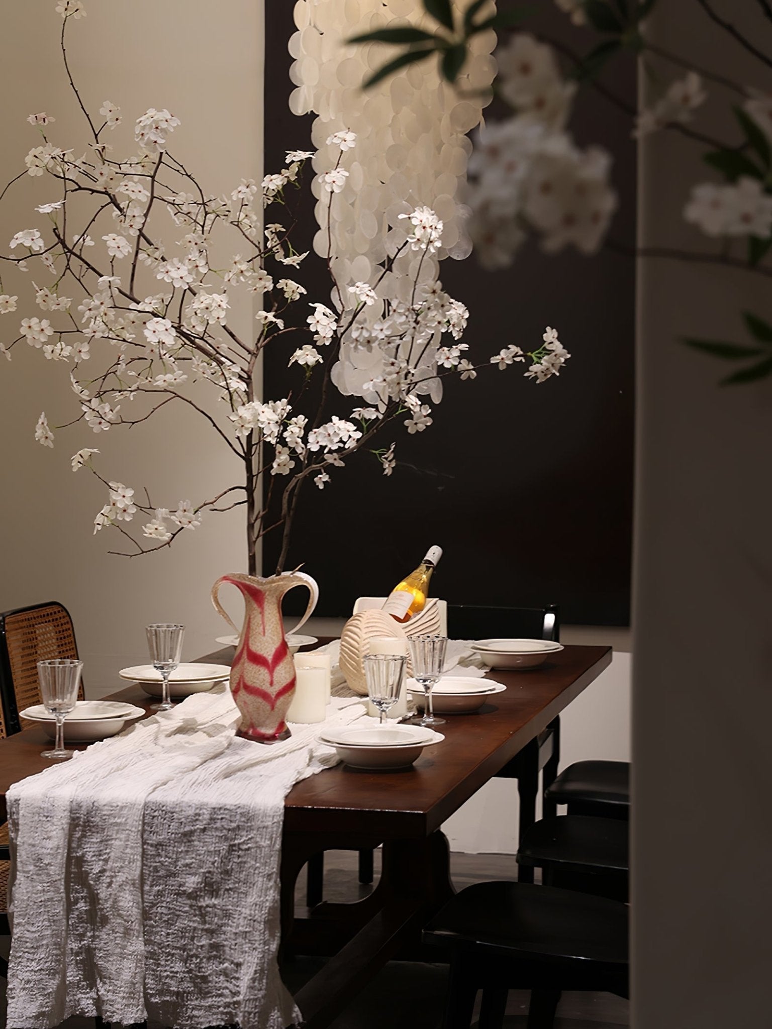 Eloryra Cascading Shell  Chandelier