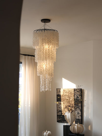 Eloryra Cascading Shell  Chandelier