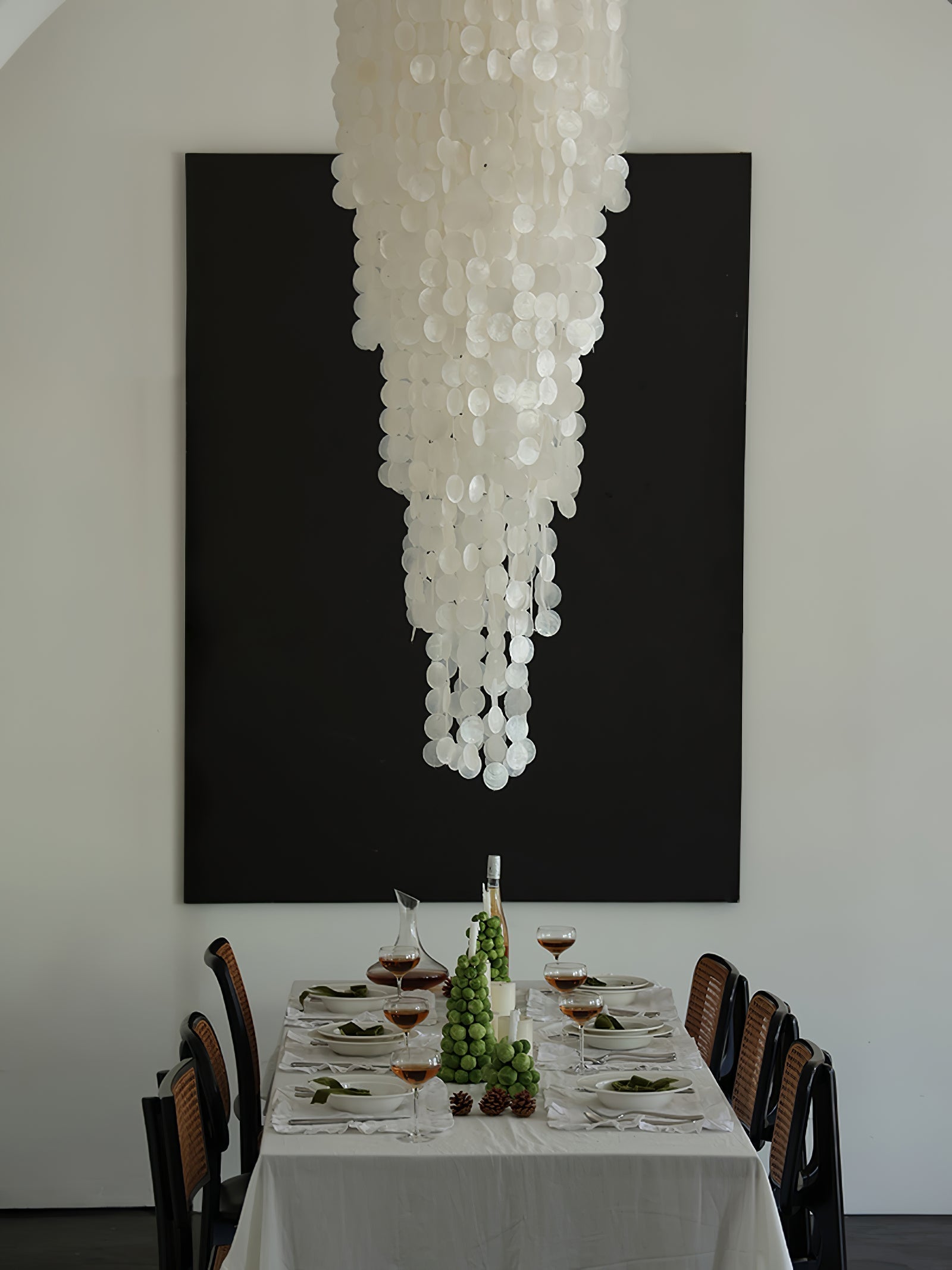 Eloryra Cascading Shell  Chandelier
