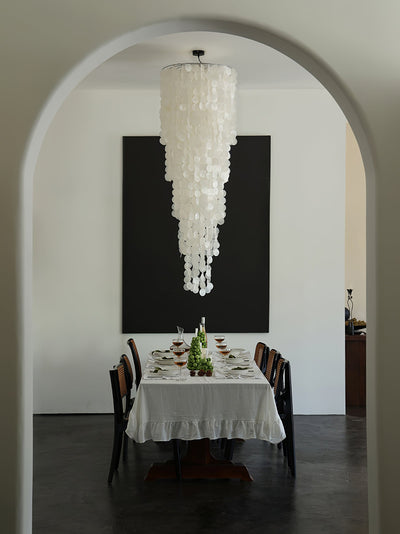 Eloryra Cascading Shell  Chandelier