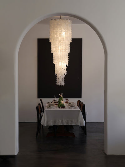 Eloryra Cascading Shell  Chandelier