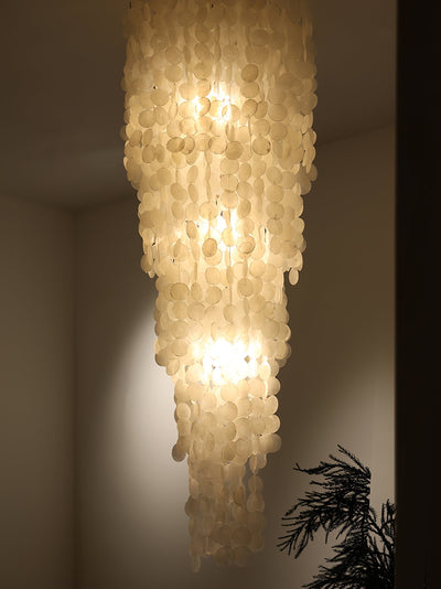 Eloryra Cascading Shell  Chandelier