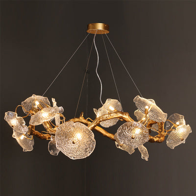 Avenhurst Lotus Glass Chandelier