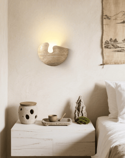 Pearl Stone Wall Light