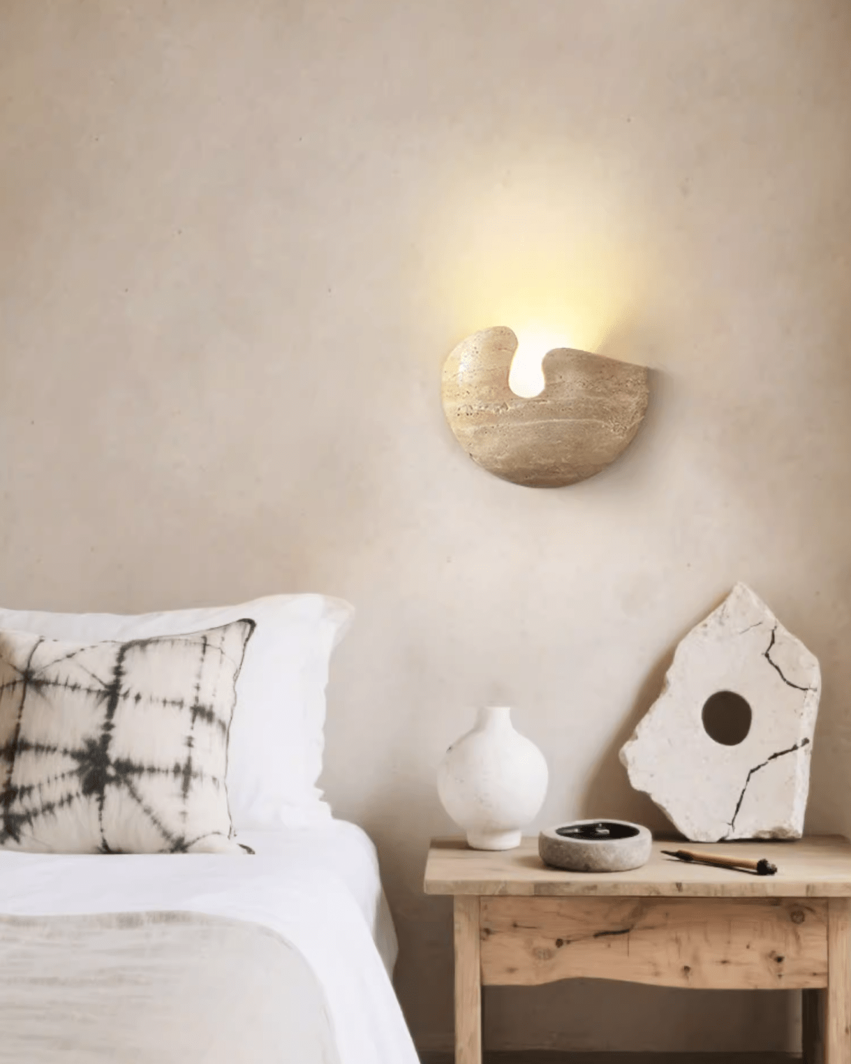 Pearl Stone Wall Light