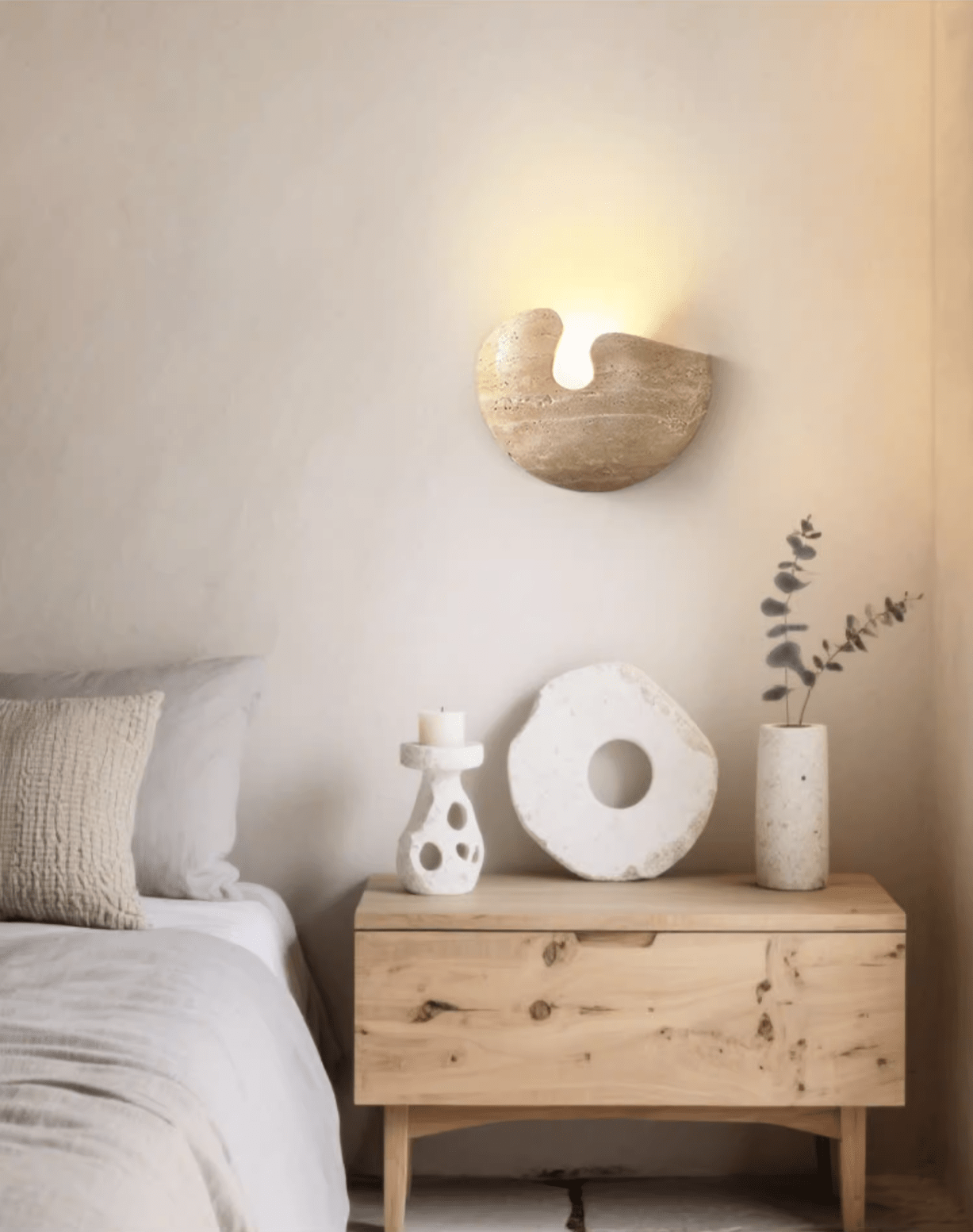 Pearl Stone Wall Light