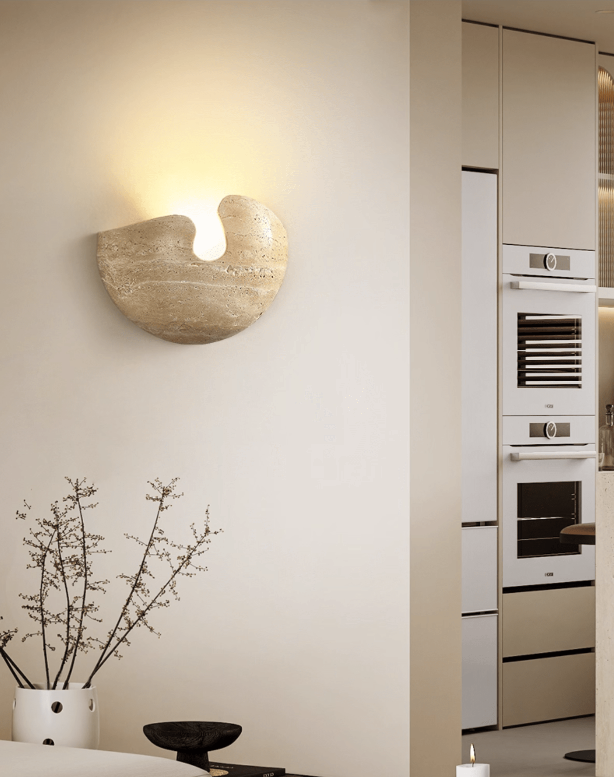 Pearl Stone Wall Light