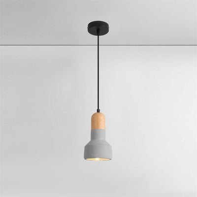 Trio Rustic Wood Pendant Light