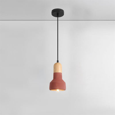 Trio Rustic Wood Pendant Light