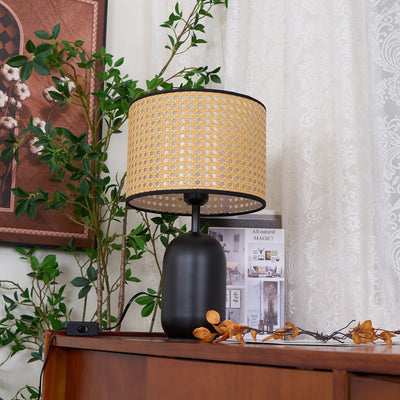 Ravarielle Modern Bamboo Table Lamp