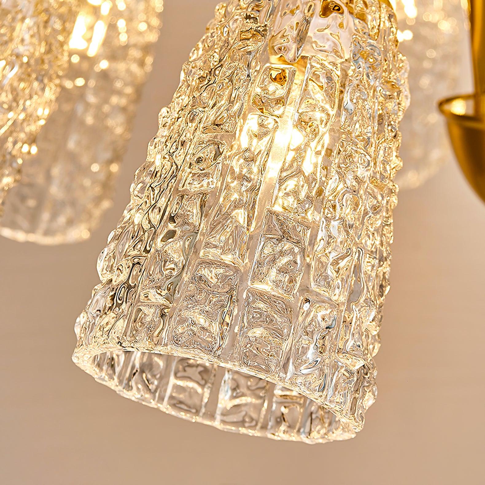 Celiella Vintage Glass Chandelier