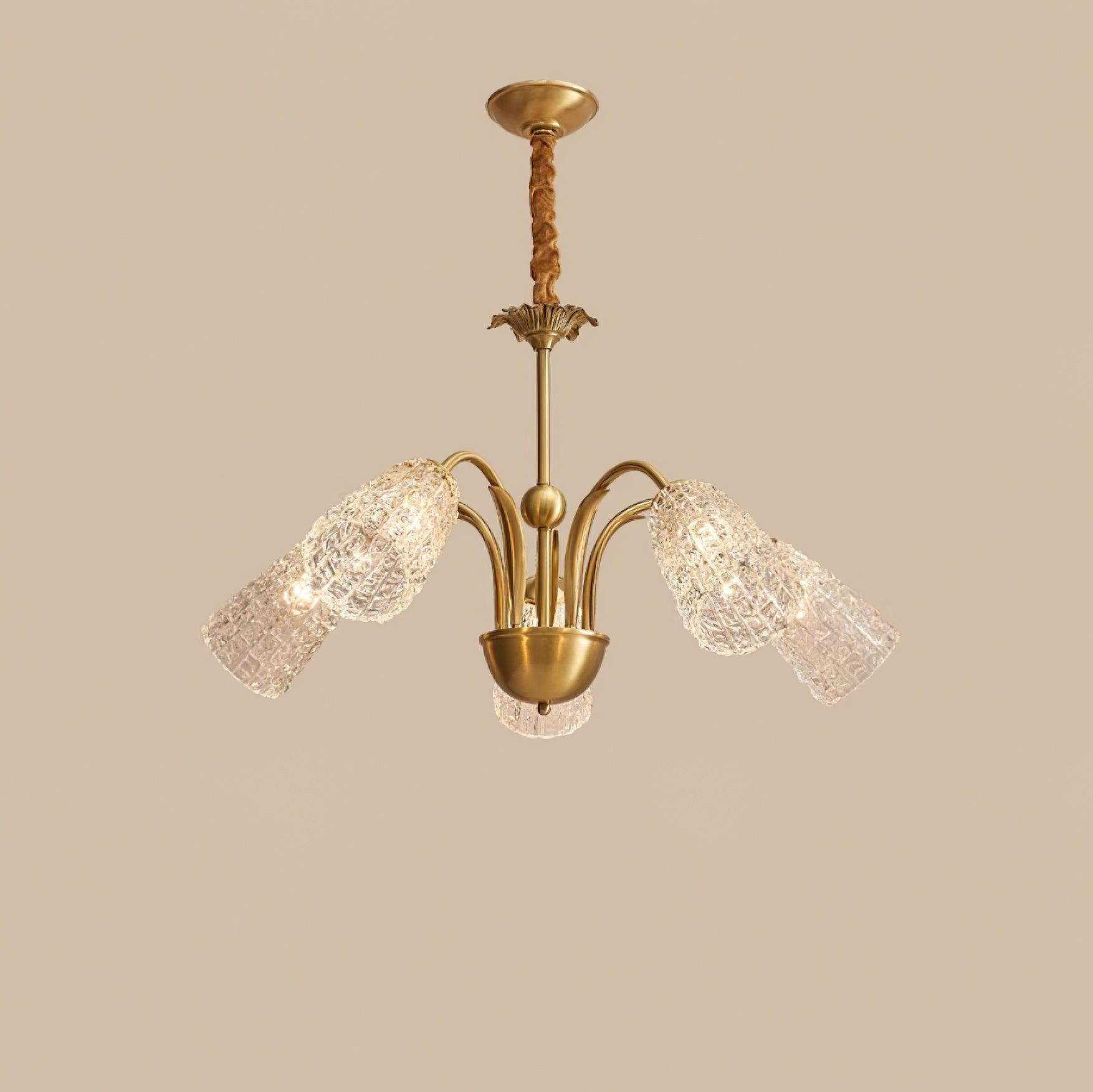 Celiella Vintage Glass Chandelier