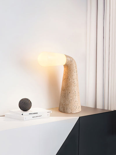 Noreette Travertine Table Lamp