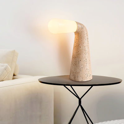 Noreette Travertine Table Lamp