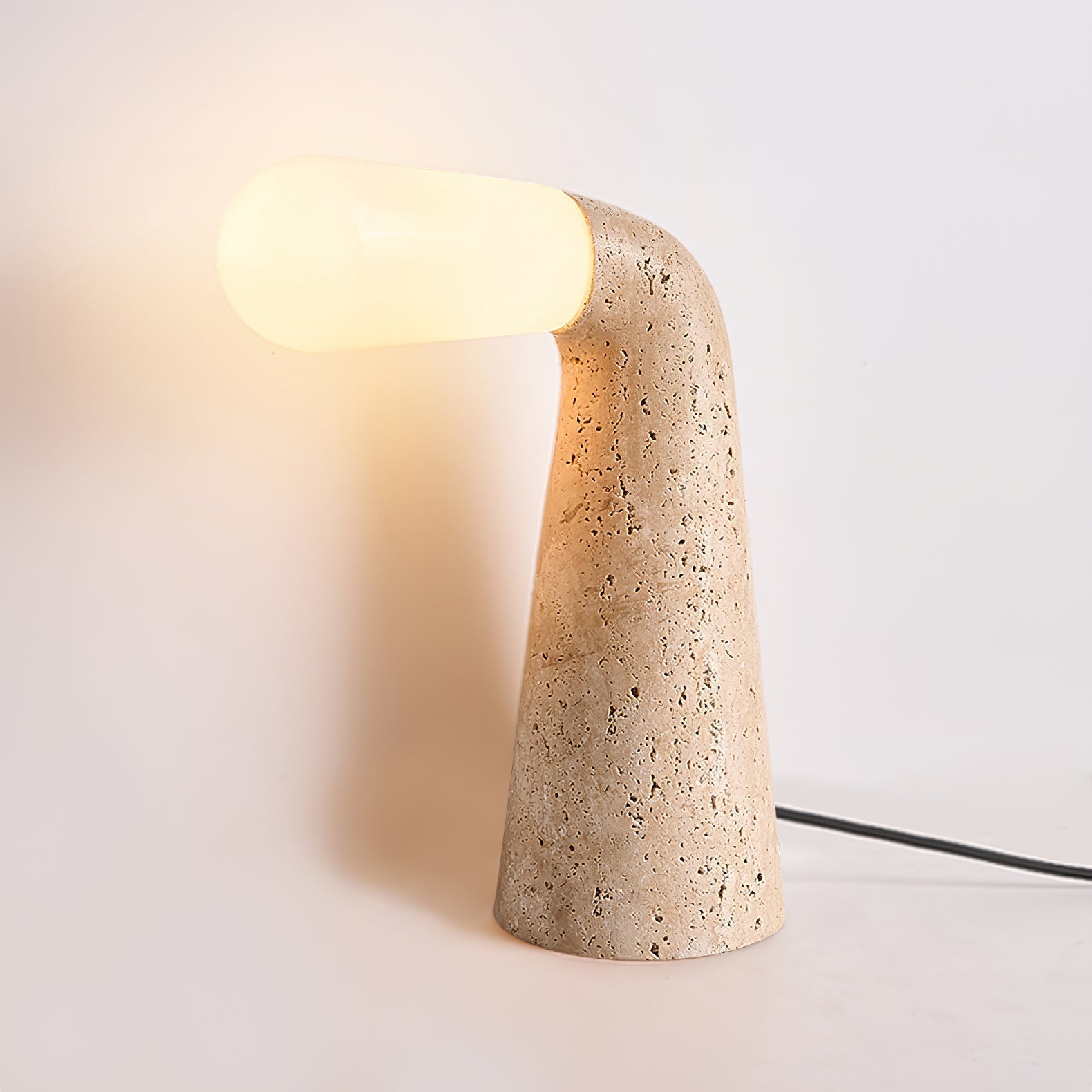 Noreette Travertine Table Lamp