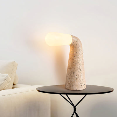 Noreette Travertine Table Lamp