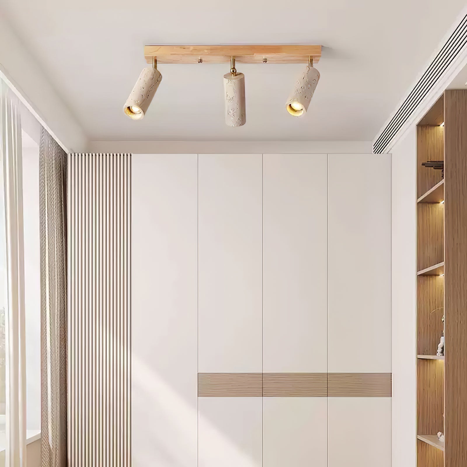 Tavalette Multi-Cylinder Travertine Track Light