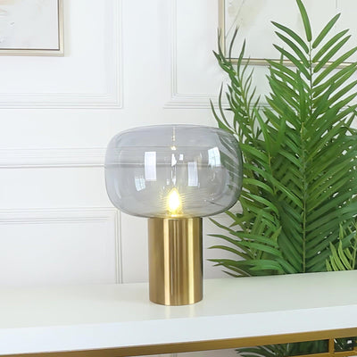 Teloz Glass Industrial Table Lamp