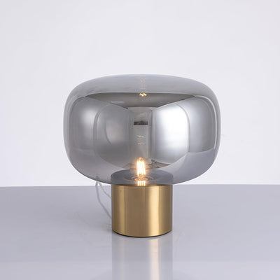 Teloz Glass Industrial Table Lamp