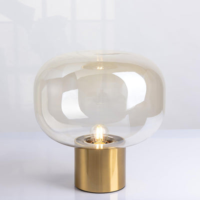 Teloz Glass Industrial Table Lamp