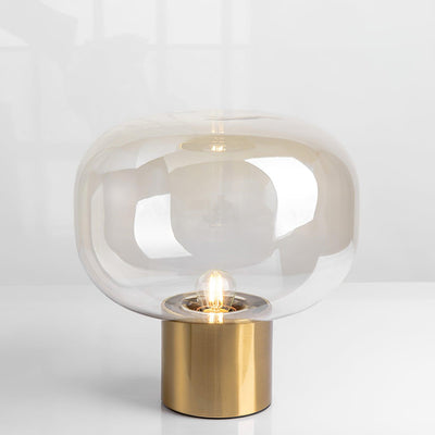 Teloz Glass Industrial Table Lamp