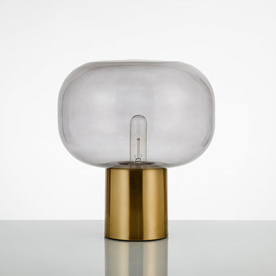 Teloz Glass Industrial Table Lamp