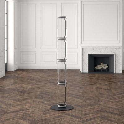 Lustra Floor Lamp Bamboo Glass - Neutral Decor