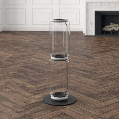 Lustra Floor Lamp Bamboo Glass - Neutral Decor