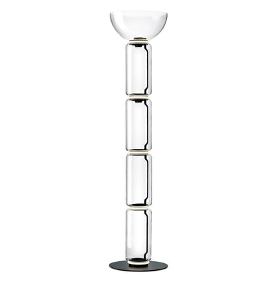Lustra Floor Lamp Bamboo Glass - Neutral Decor