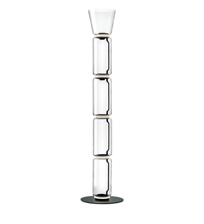 Lustra Floor Lamp Bamboo Glass - Neutral Decor